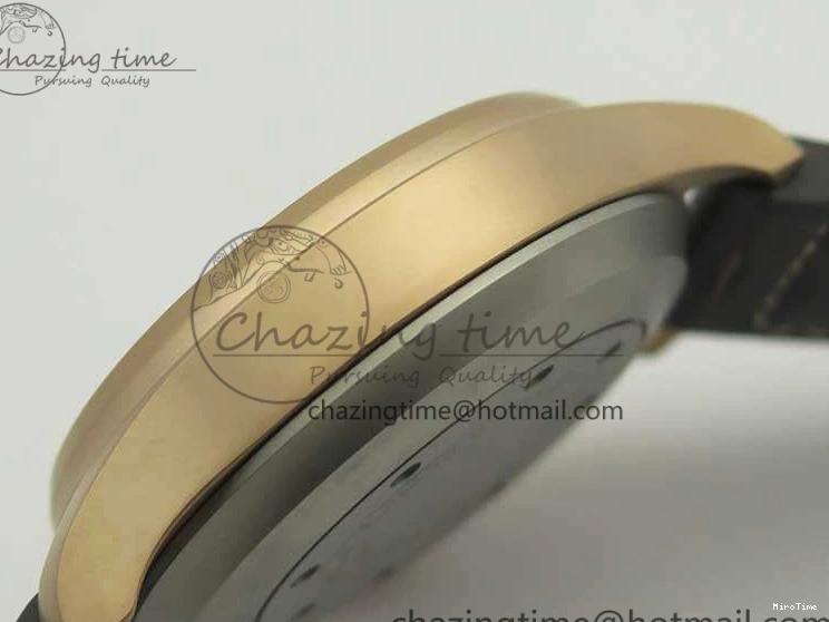 MIROTIME 0123 Big Pilot IW510301 Satin-Polished RG YLF Best Edition Black Dial On Leather Strap A Flexible 7222